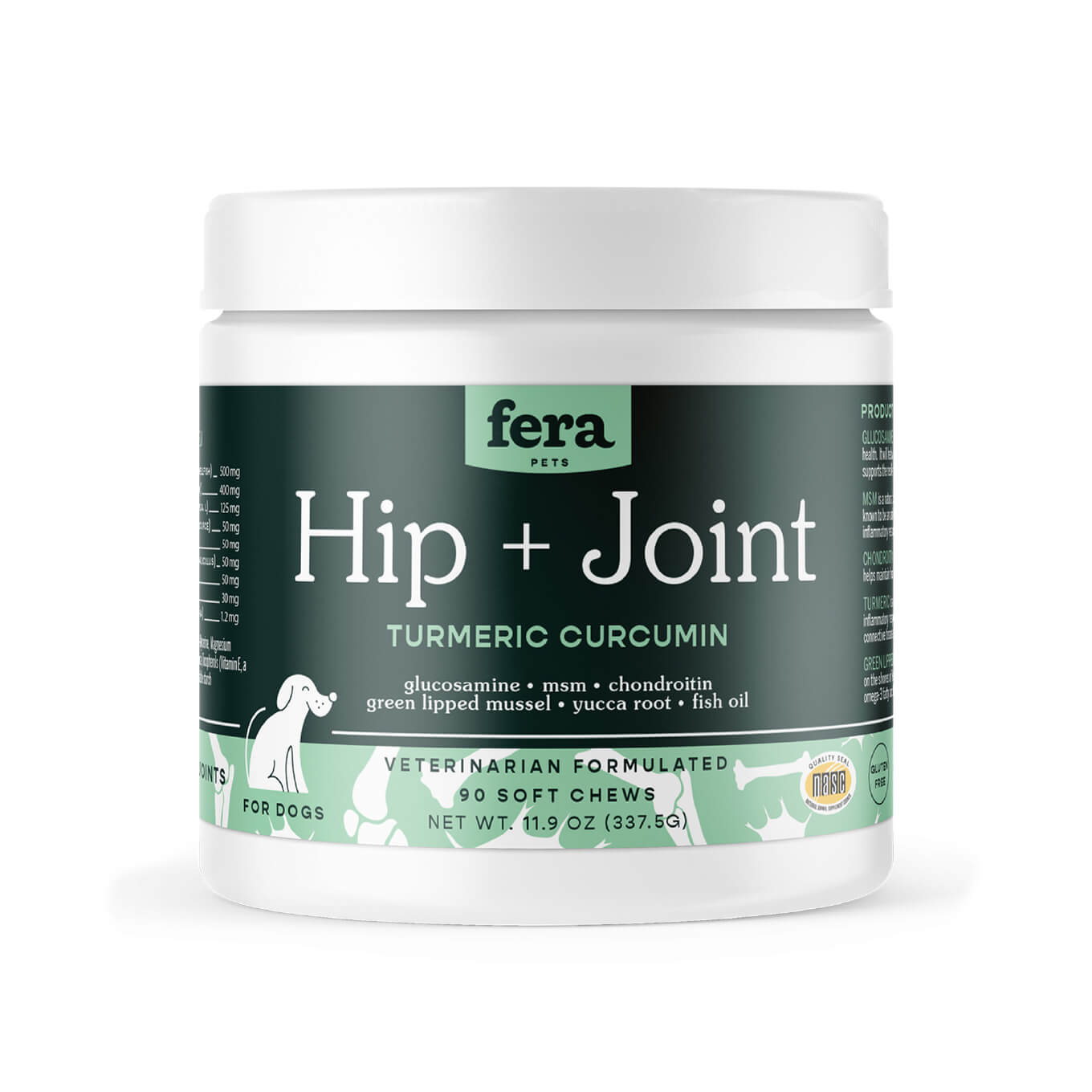 Fera Pet Organics Hip & Joint Supplement - Vanillapup Online Pet Store