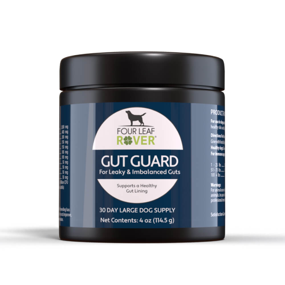 Four Leaf Rover Gut Guard | Goodbye Irritated, Leaky Gut - Vanillapup Online Pet Store