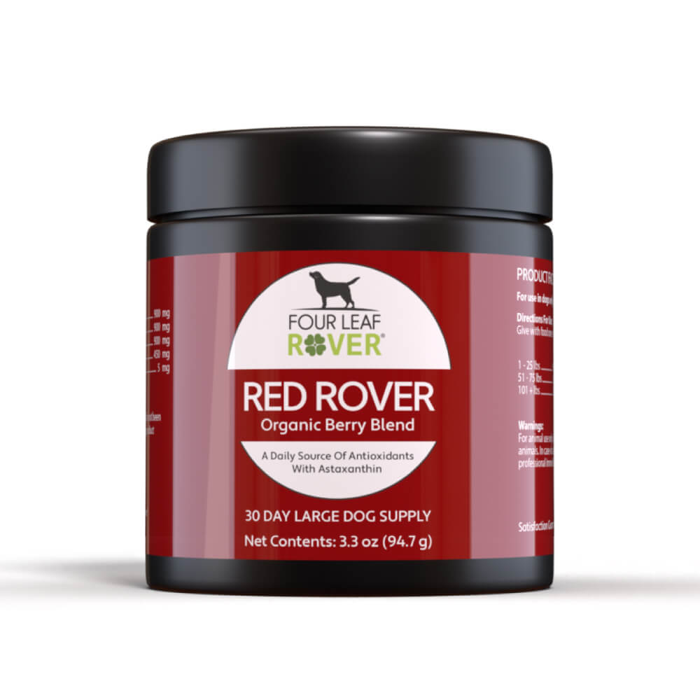 Four Leaf Rover Red Rover | Organic Berries for Dogs