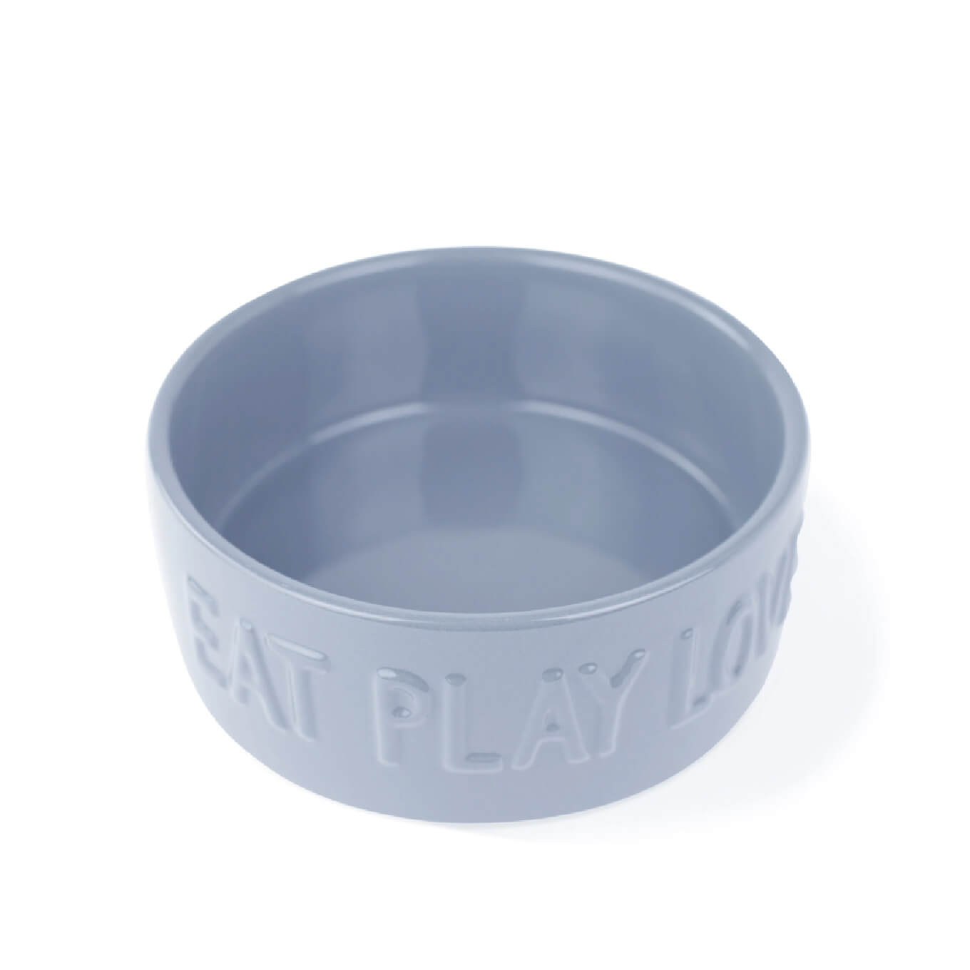 Fringe Studio Eat Play Love Ceramic Bowl - Vanillapup Online Pet Store