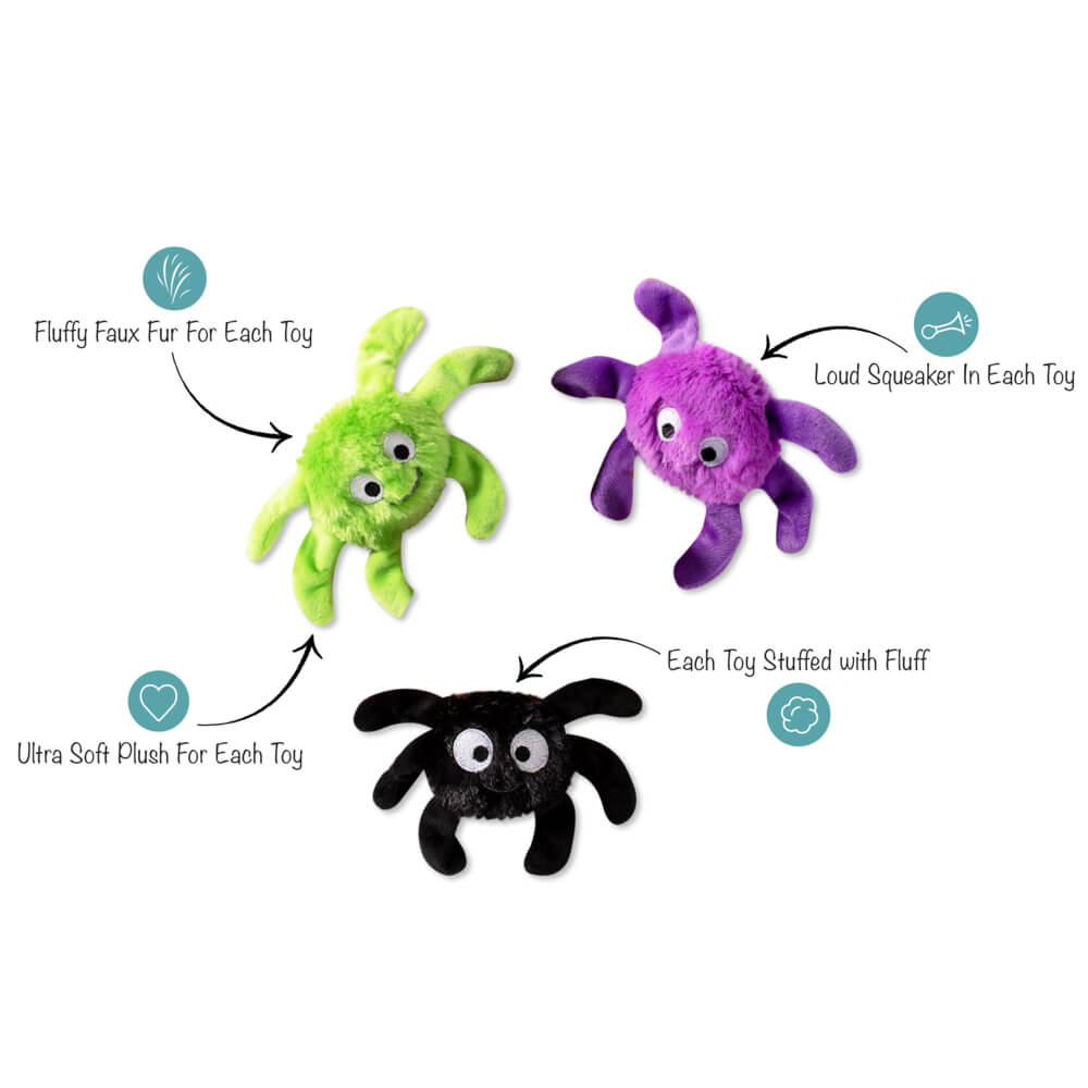 Fringe Studio Mini Spiders - Vanillapup Online Pet Store