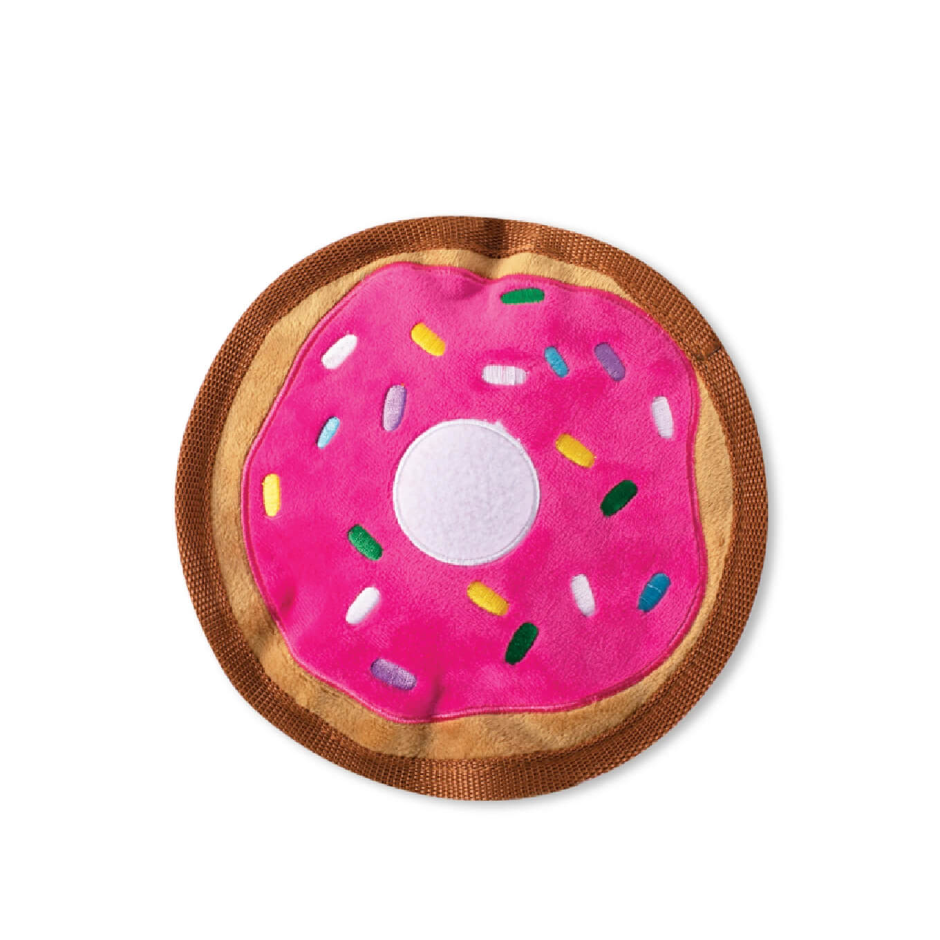 Fringe Studio Donut Unstuffed Dog Toy - Vanillapup Online Pet Store