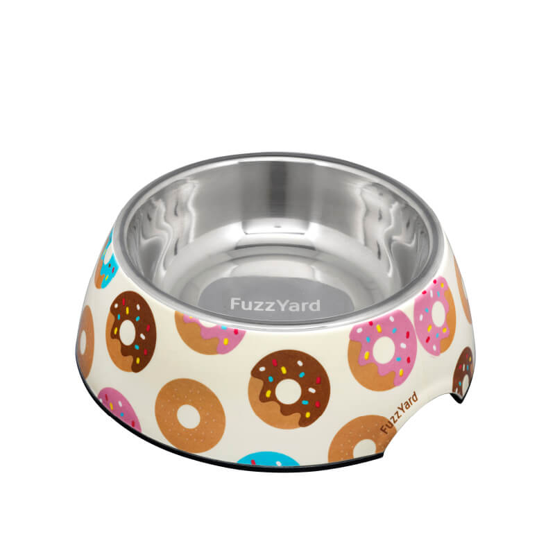 FuzzYard Go Nuts about Donuts Easy Feeder Bowl - Vanillapup Online Pet Store