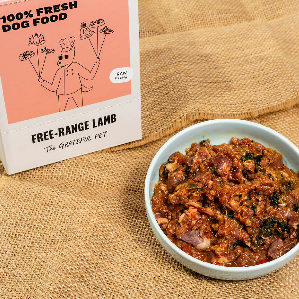 [7% off] The Grateful Pet Raw Food | Free-range Lamb - Vanillapup Online Pet Store
