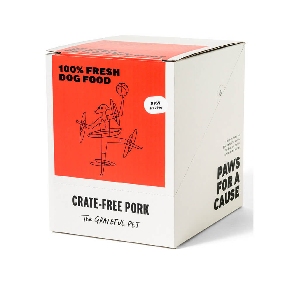 [7% off] The Grateful Pet Raw Food | Crate-free Pork - Vanillapup Online Pet Store