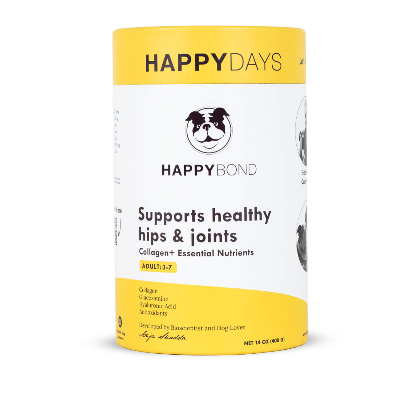 Happy Days Collagen Joint Supplement for Adult Dogs - Vanillapup Online Pet Store