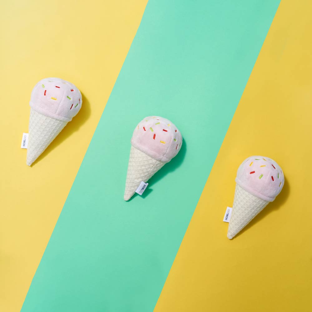 HOWLGO Ice Cream Cone Crinkle Toy - Vanillapup Online Pet Store