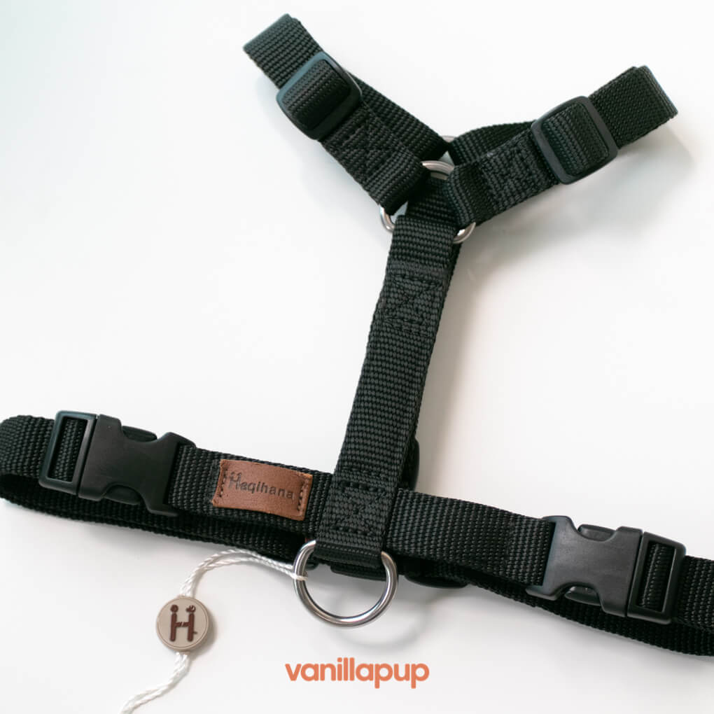 Haqihana Black Harness - Vanillapup Online Pet Store