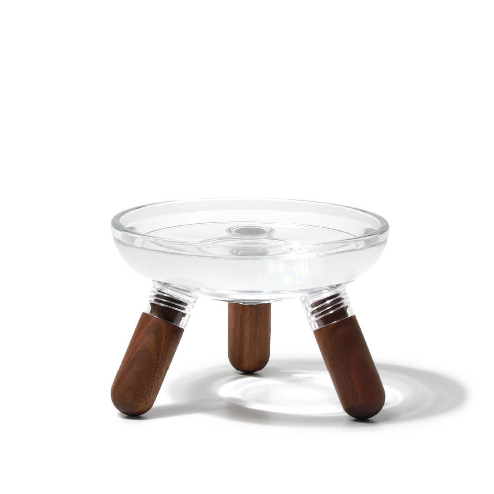 INHERENT Oreo Glass Table | Walnut