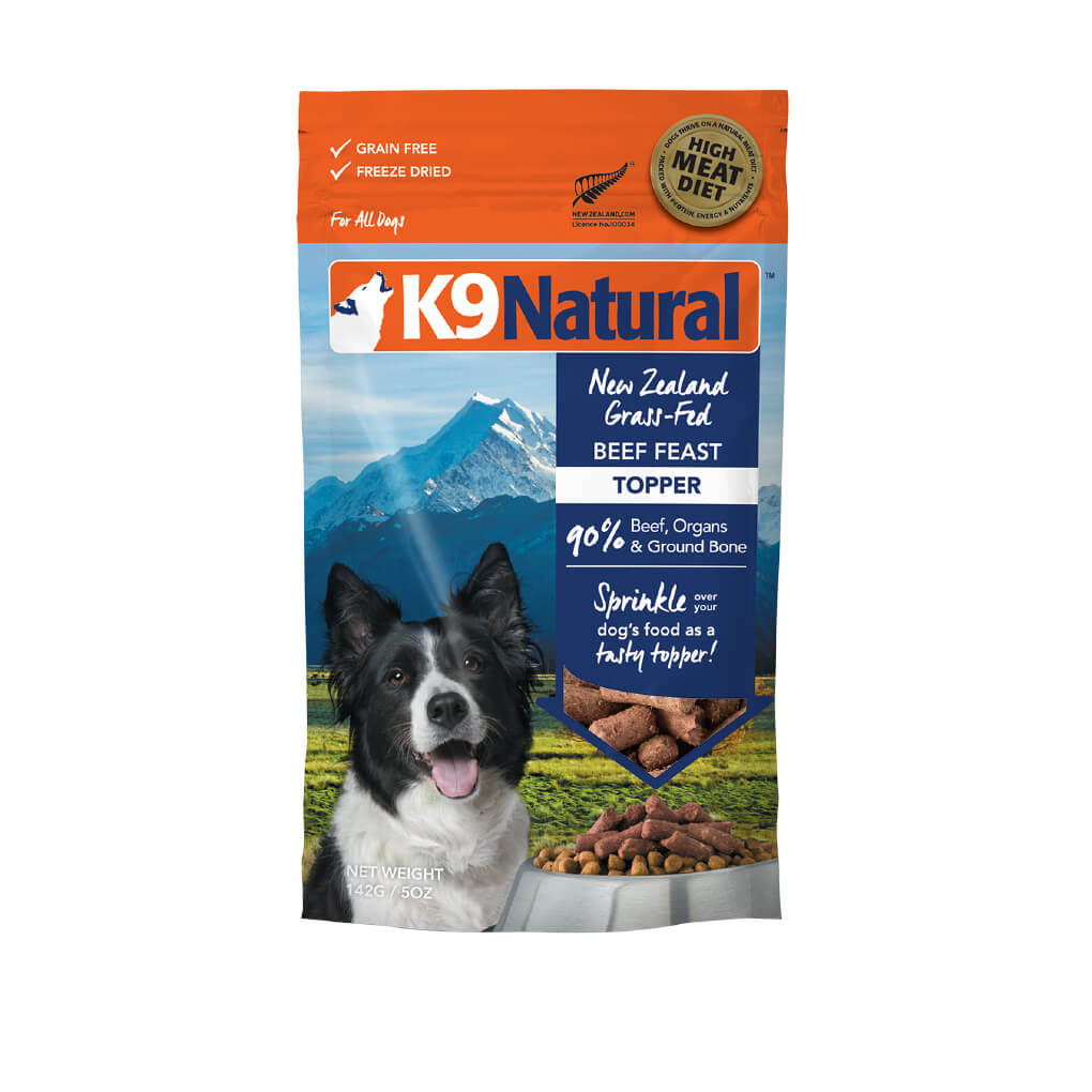 K9 Natural Freeze-dried Beef Feast Topper [Buy 2 @ 30% Off] - Vanillapup Online Pet Store