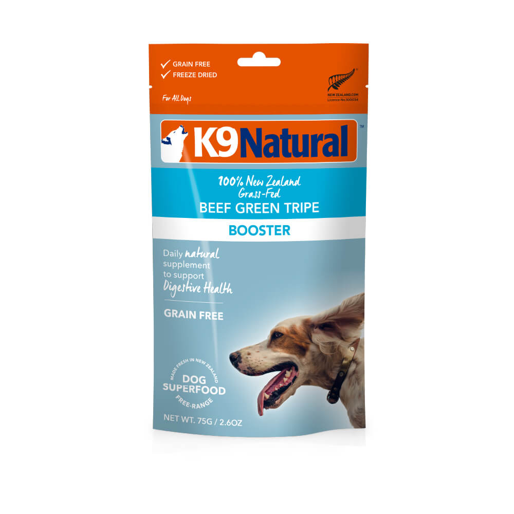 K9 Natural Freeze-dried Beef Green Tripe Booster (75g/250g)