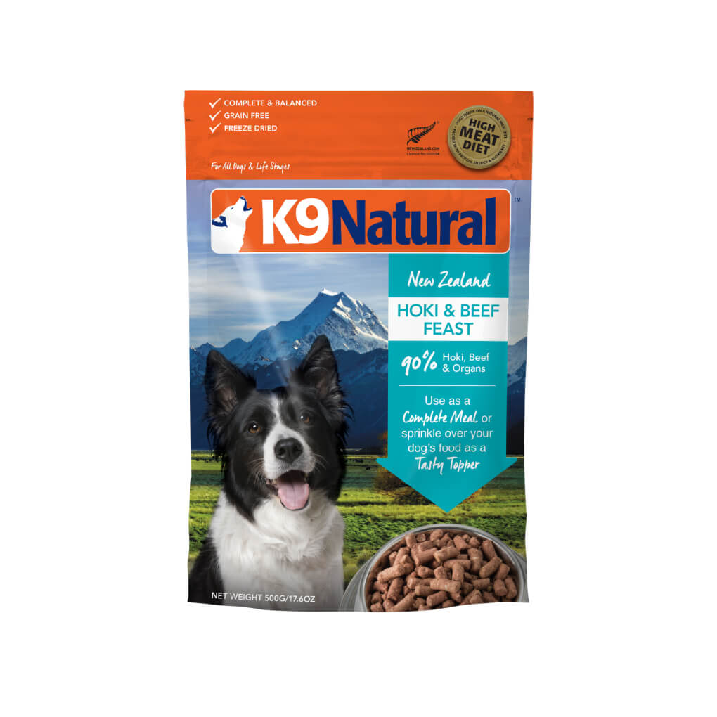 K9 Natural Freeze-dried Hoki & Beef Feast [Buy 2 @ 30% Off] - Vanillapup Online Pet Store
