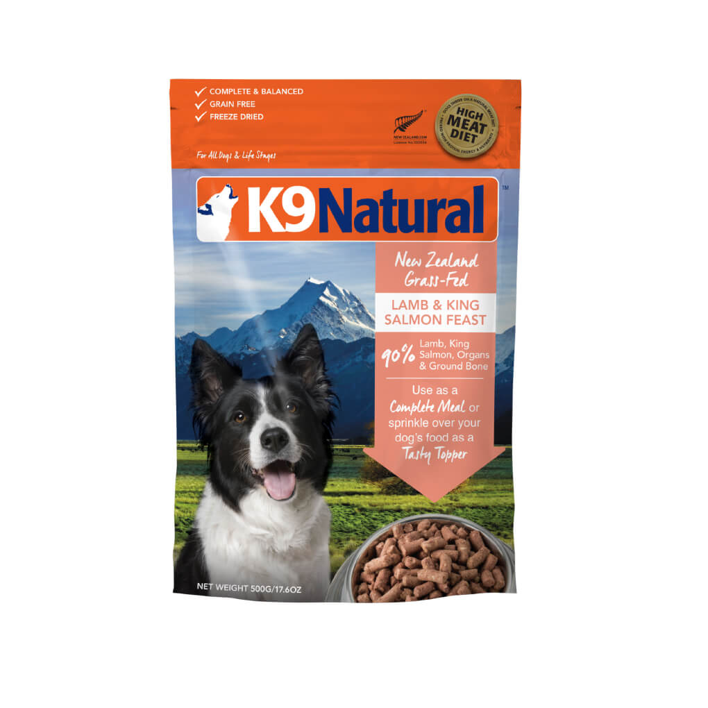 K9 Natural Freeze-dried Lamb & King Salmon Feast [Buy 2 @ 30% Off] - Vanillapup Online Pet Store
