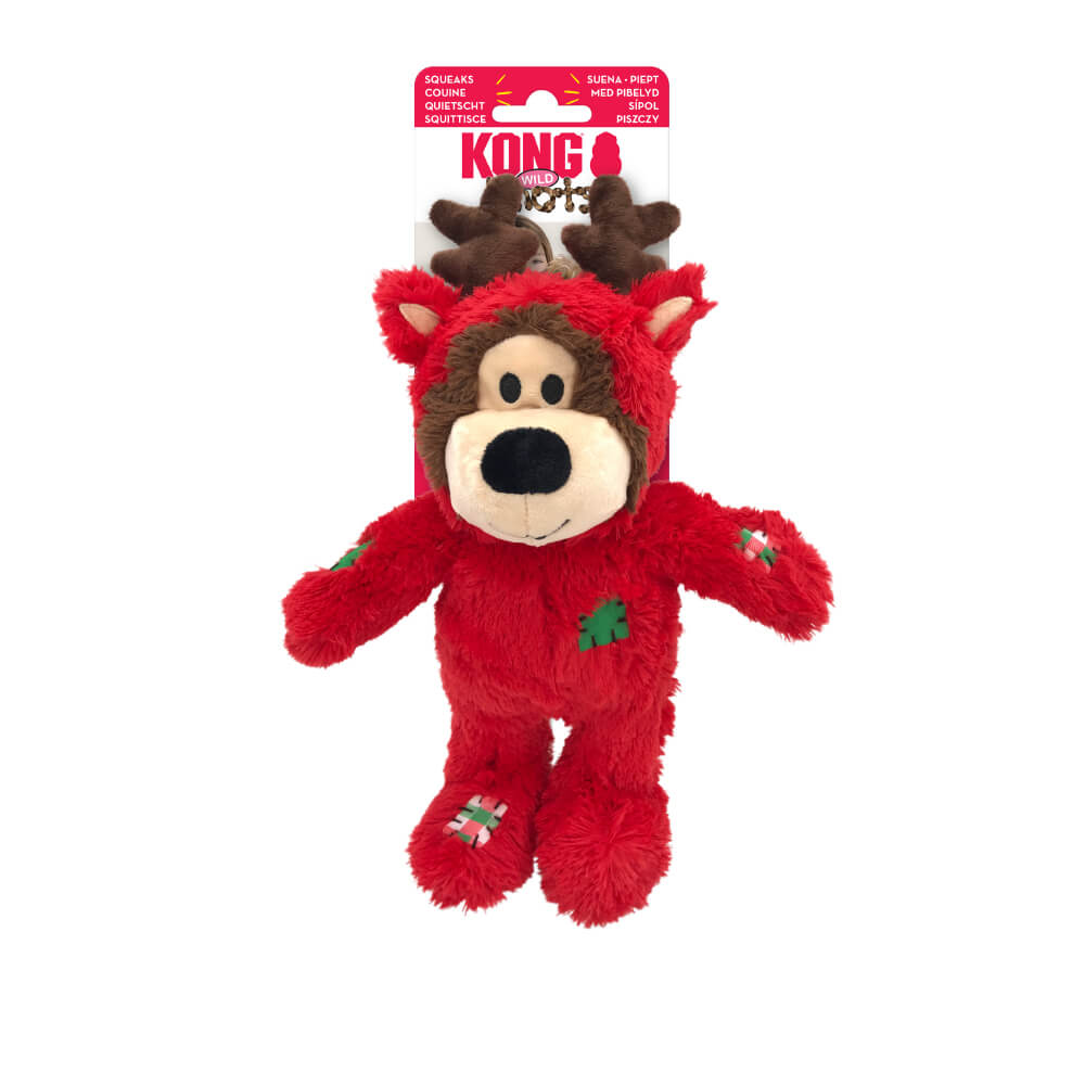 KONG Holiday Wild Knots Bear - Vanillapup Online Pet Store