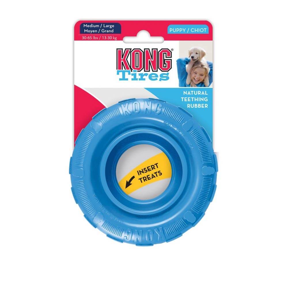 KONG Puppy Tires Rubber Toy - Vanillapup Online Pet Store
