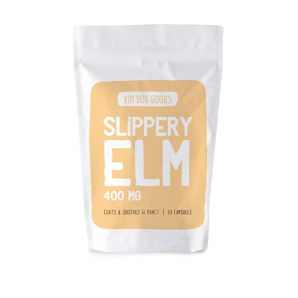 Kin Dog Goods Slippery Elm | 30 capsules - Vanillapup Online Pet Store