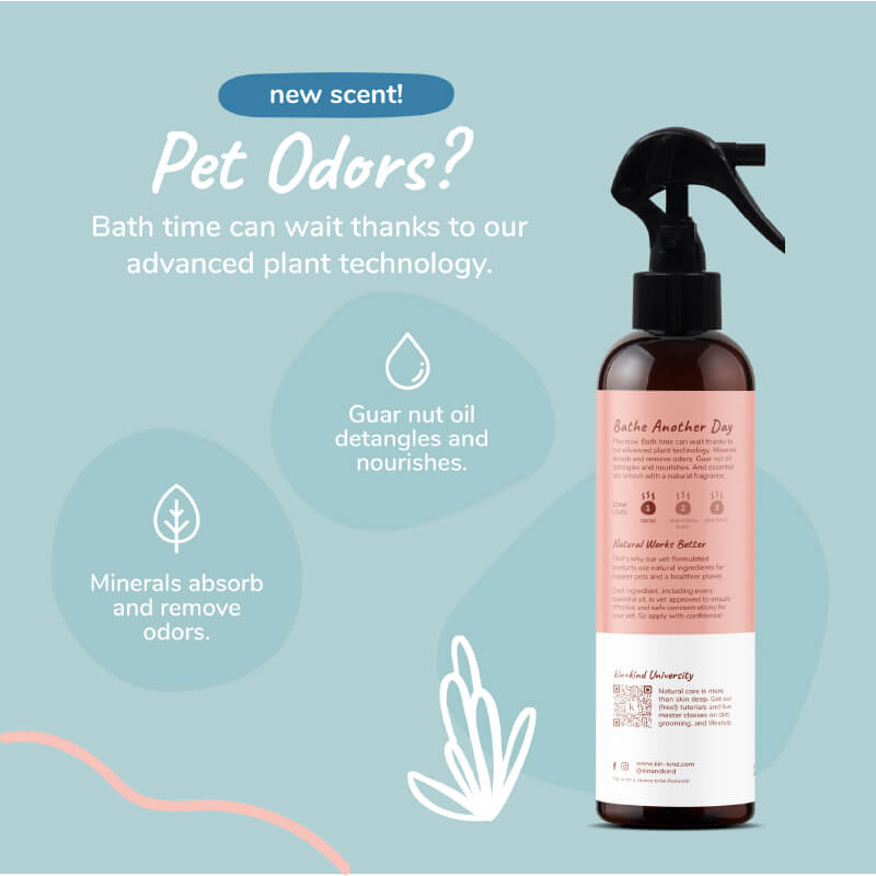 kin+kind Pet Smell Coat Spray | Grapefruit - Vanillapup Online Pet Store