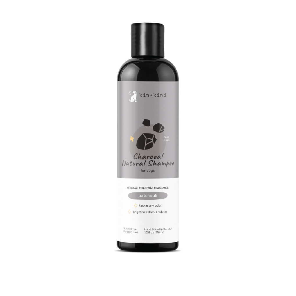 kin+kind Activated Charcoal Shampoo | Patchouli - Vanillapup Online Pet Store