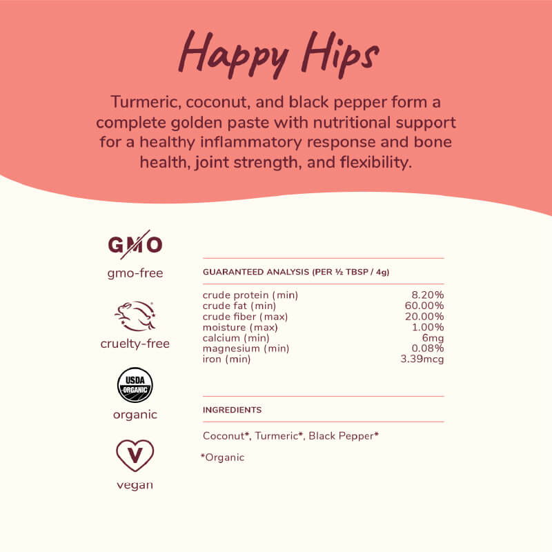 kin+kind Organic Hip & Joint Supplement - Vanillapup Online Pet Store