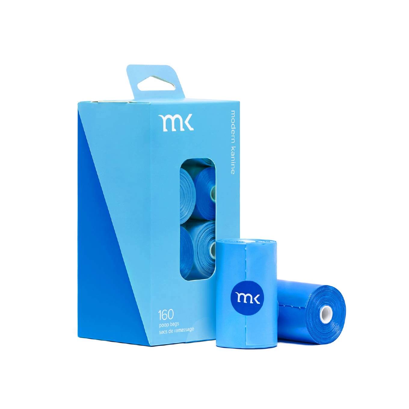 Modern Kanine® 160-Count Poop Bags | Blue & Light Blue - Vanillapup Online Pet Store