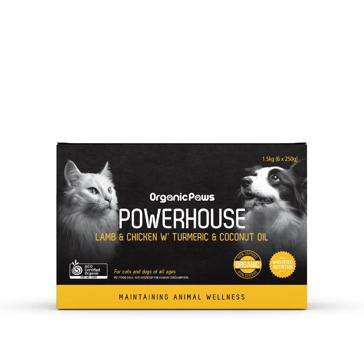 Organic Paws Powerhouse Lamb & Chicken Frozen Dog and Cat Food - Vanillapup Online Pet Store