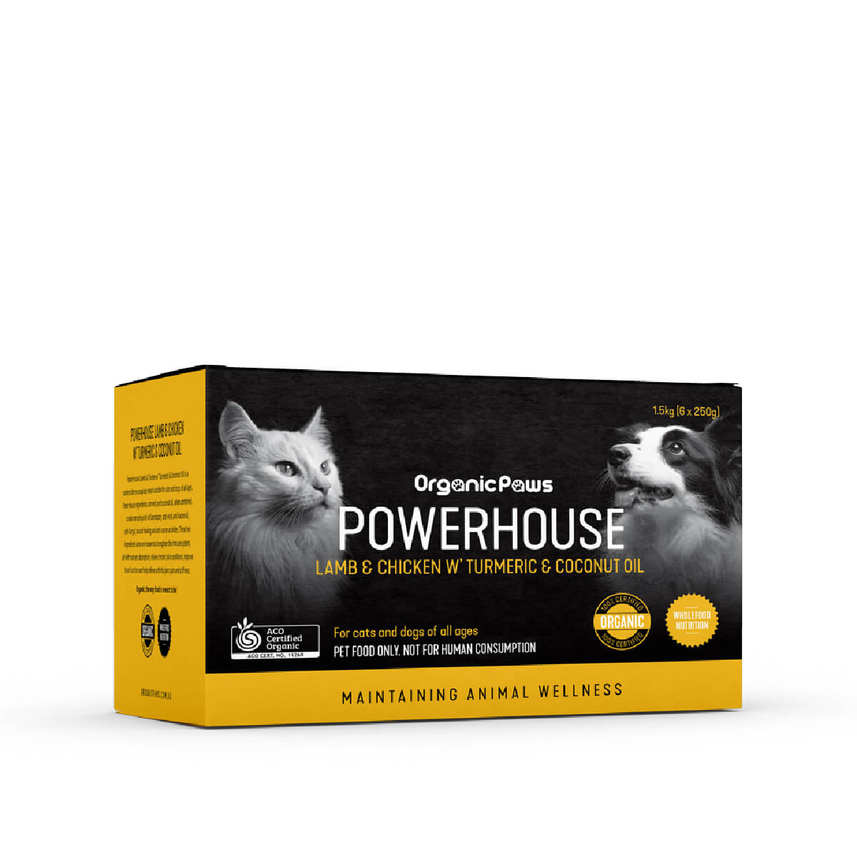Organic Paws Powerhouse Lamb & Chicken Frozen Dog and Cat Food - Vanillapup Online Pet Store