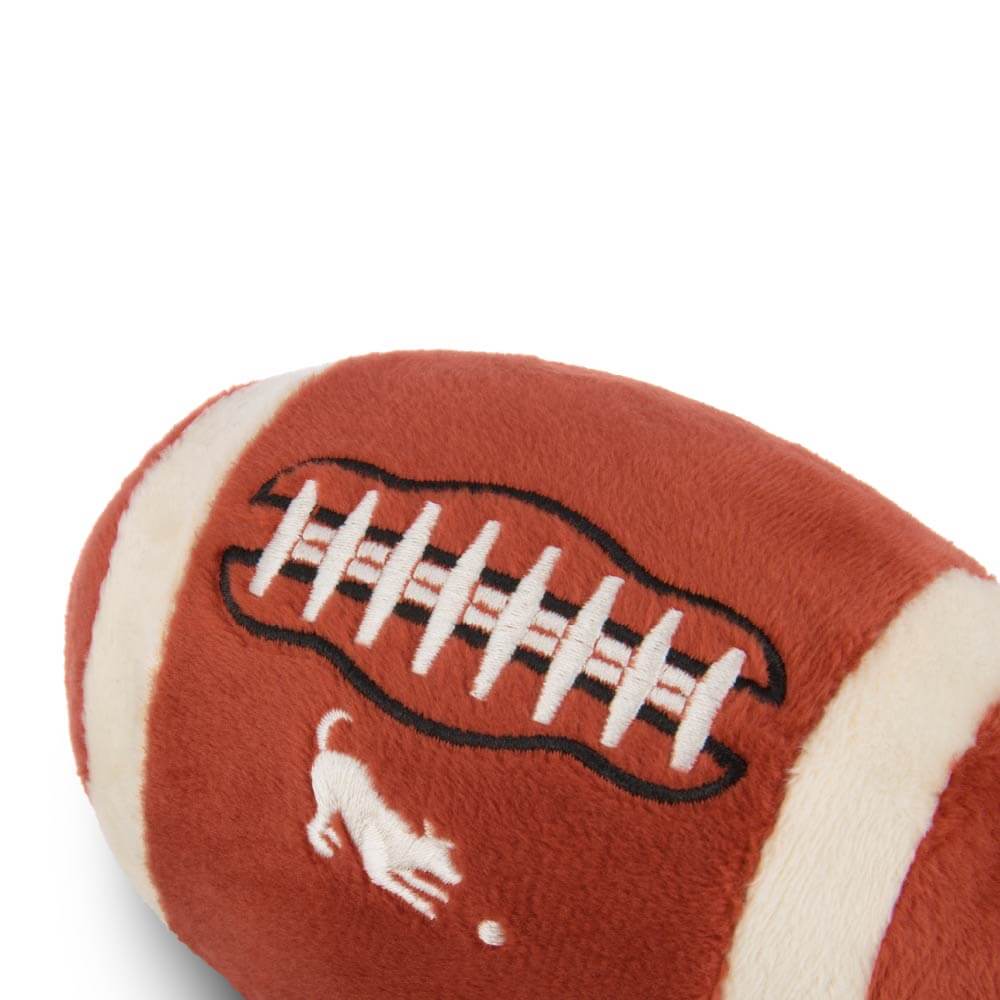 PLAY Back to School Fido's Football Plush Toy - Vanillapup Online Pet Store