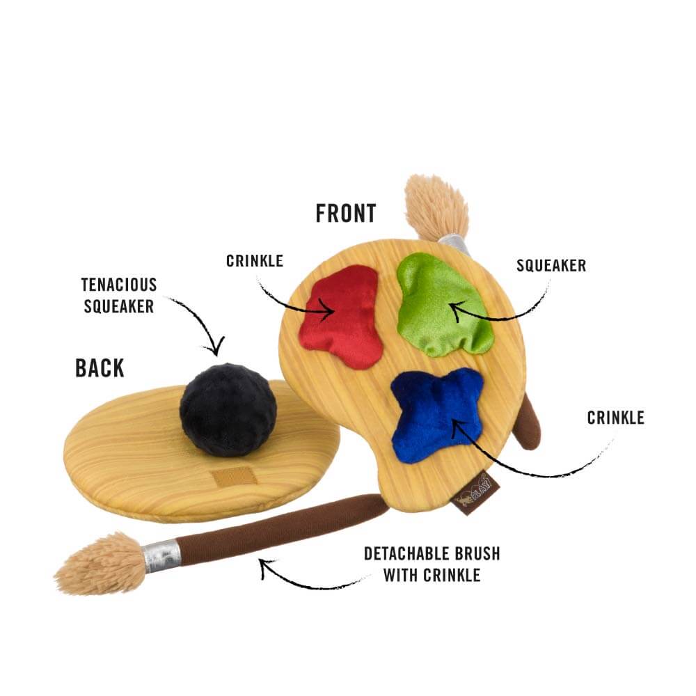 PLAY Back to School Puppy's Palette Plush Toy - Vanillapup Online Pet Store