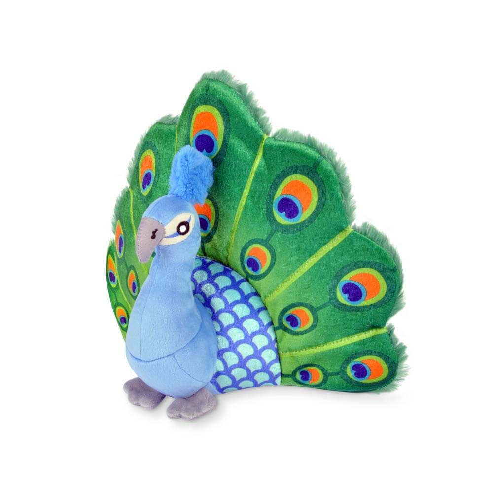 PLAY Fetching Flock Peacock Plush Toy - Vanillapup Online Pet Store
