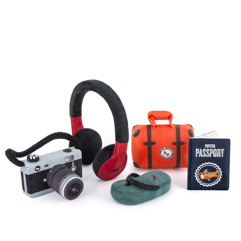 PLAY Globetrotter Pupster Passport Plush Toy - Vanillapup Online Pet Store