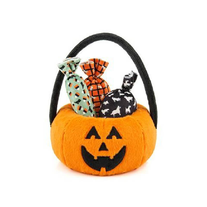 PLAY Howl-o-ween Treat Basket Plush Toy - Vanillapup Online Pet Store