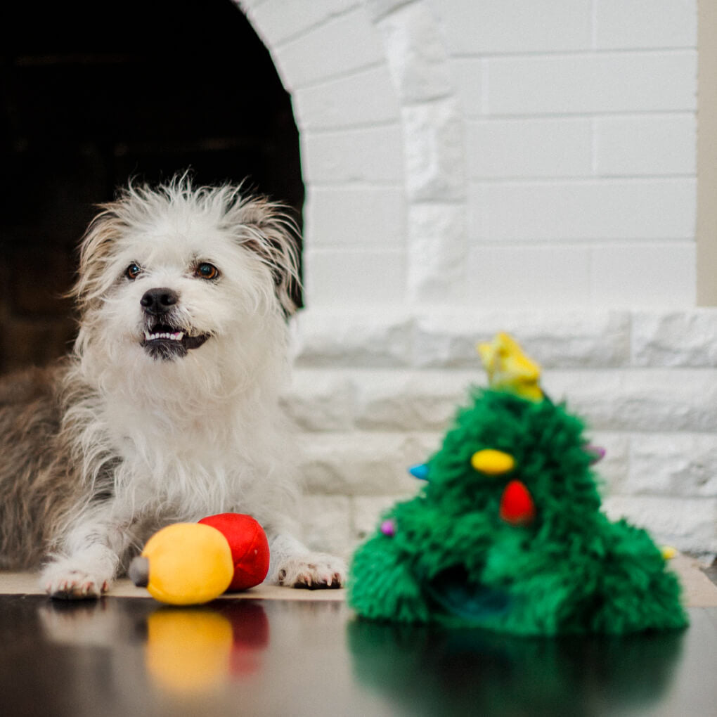 PLAY Merry Woofmas Christmas Tree Burrow Toy - Vanillapup Online Pet Store