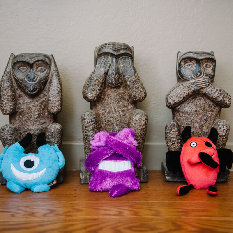 PLAY Momo's Monsters T-Pee Plush Toy - Vanillapup Online Pet Store