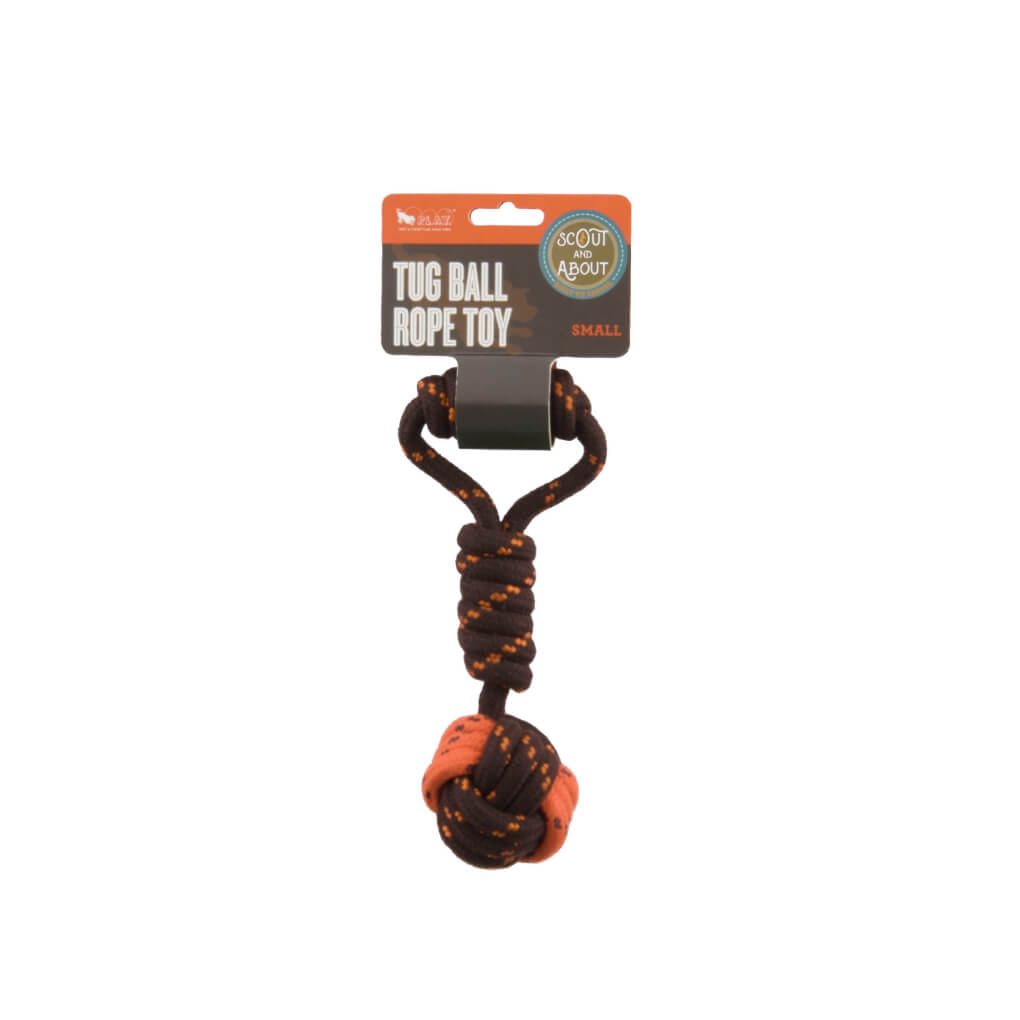 Scout & About Tug Ball Rope Toy - Vanillapup Online Pet Store