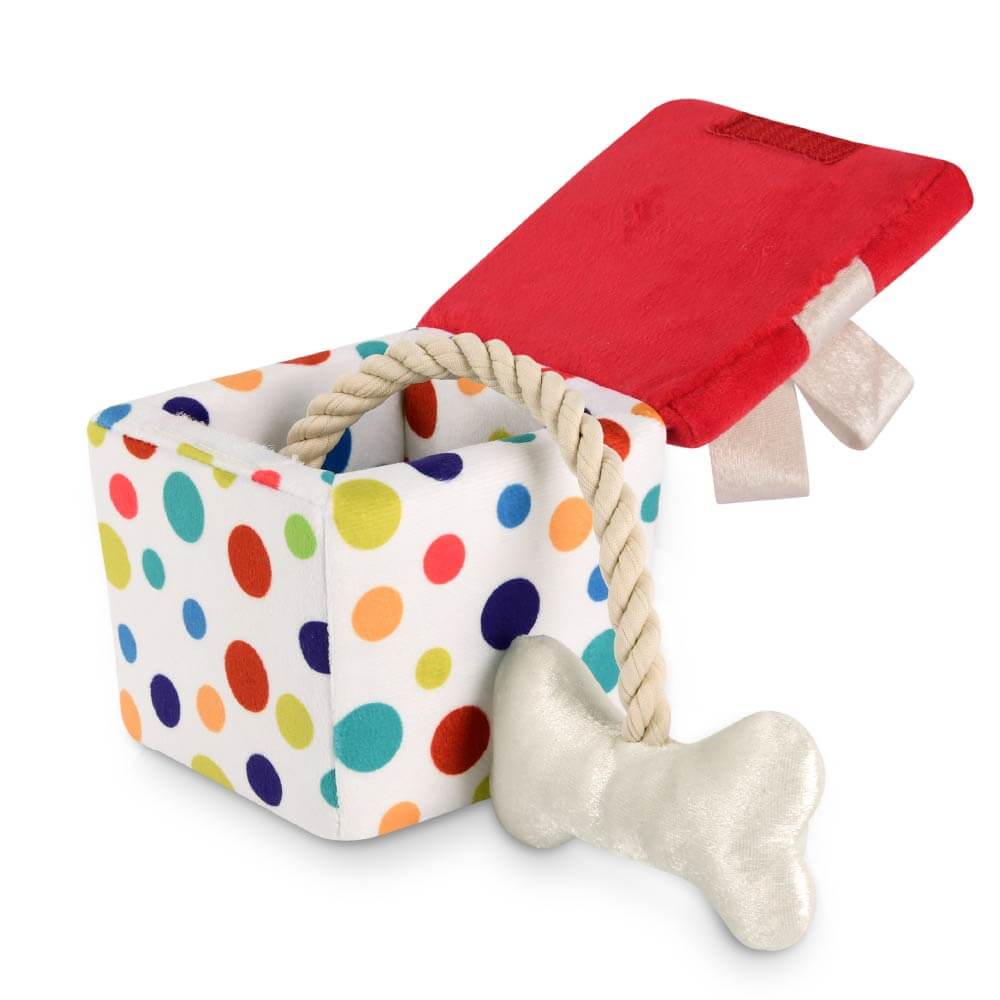 PLAY Party Time Pawfect Present Plush Toy - Vanillapup Online Pet Store