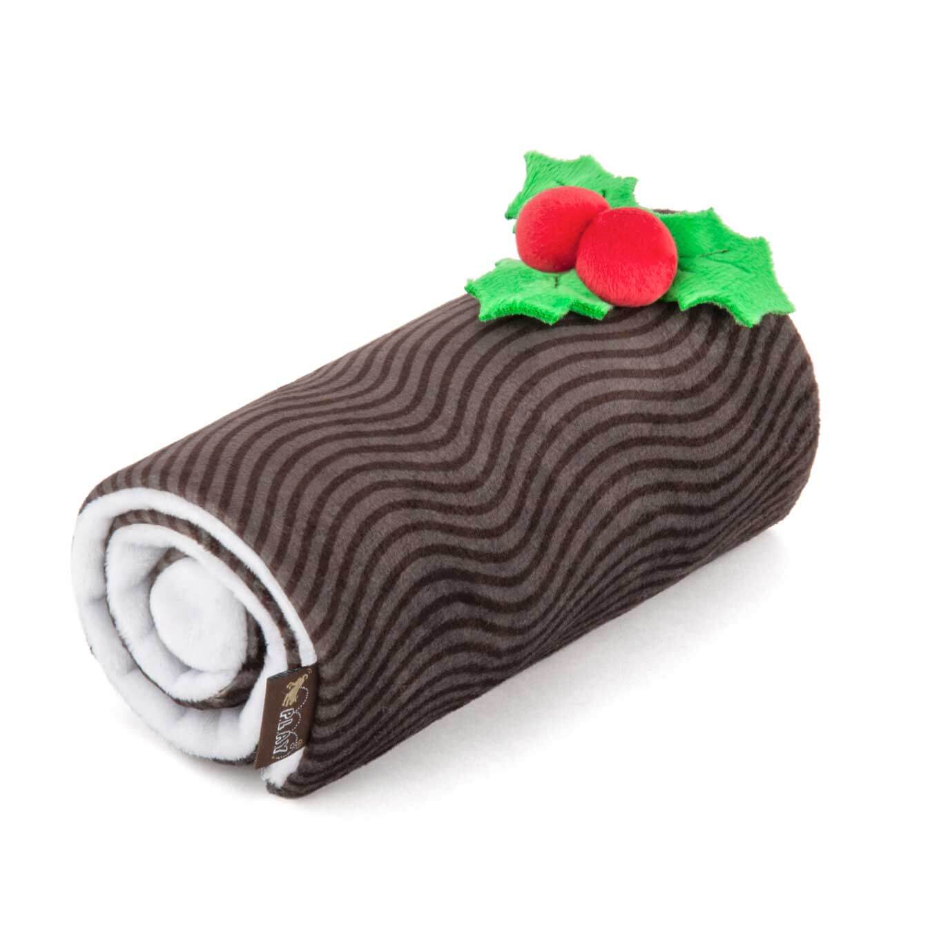 PLAY Holiday Classic Yuletide Log Plush Toy - Vanillapup Online Pet Store
