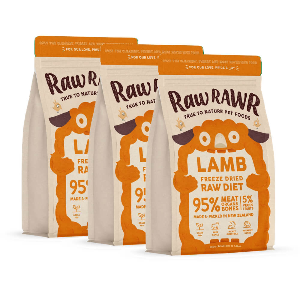 Raw Rawr Freeze-dried Raw Diet | Lamb