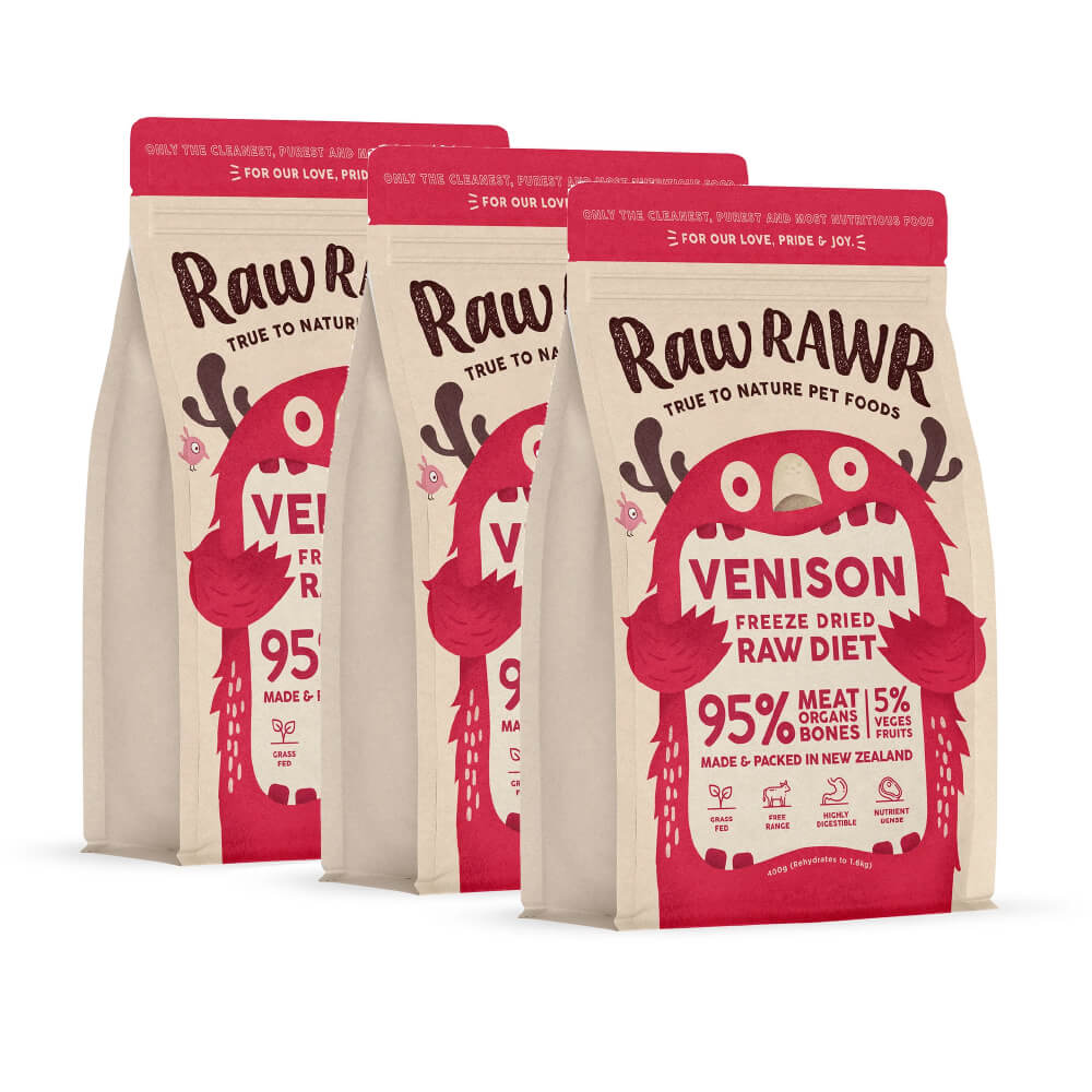 Raw Rawr Freeze-dried Raw Diet | Venison