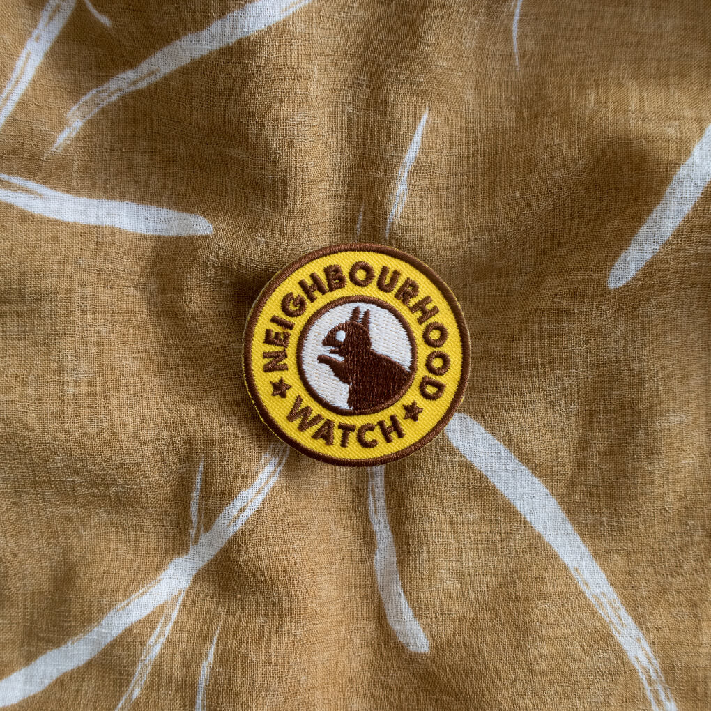 Scout's Honour Iron On Patch | Neighbourhood Watch - Vanillapup Online Pet Store