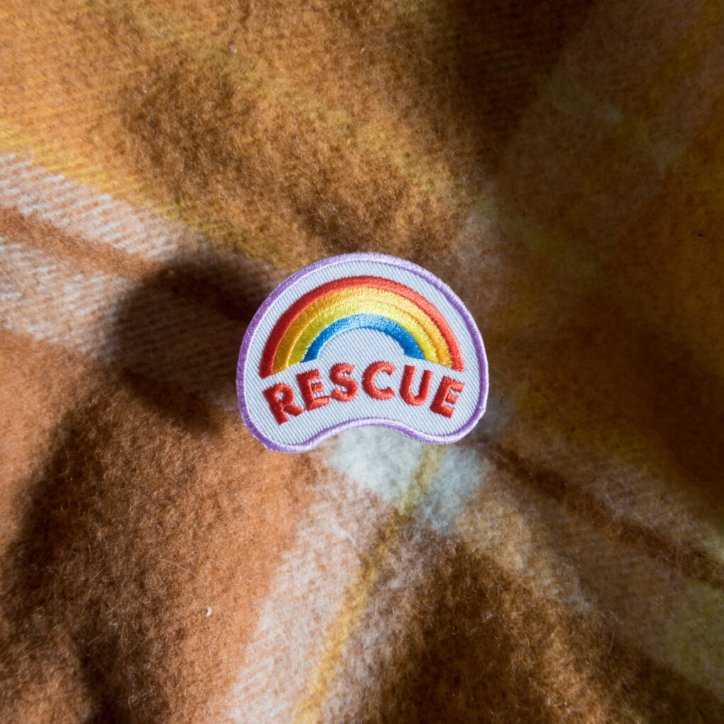 Scout's Honour Iron On Patch | Rescue - Vanillapup Online Pet Store