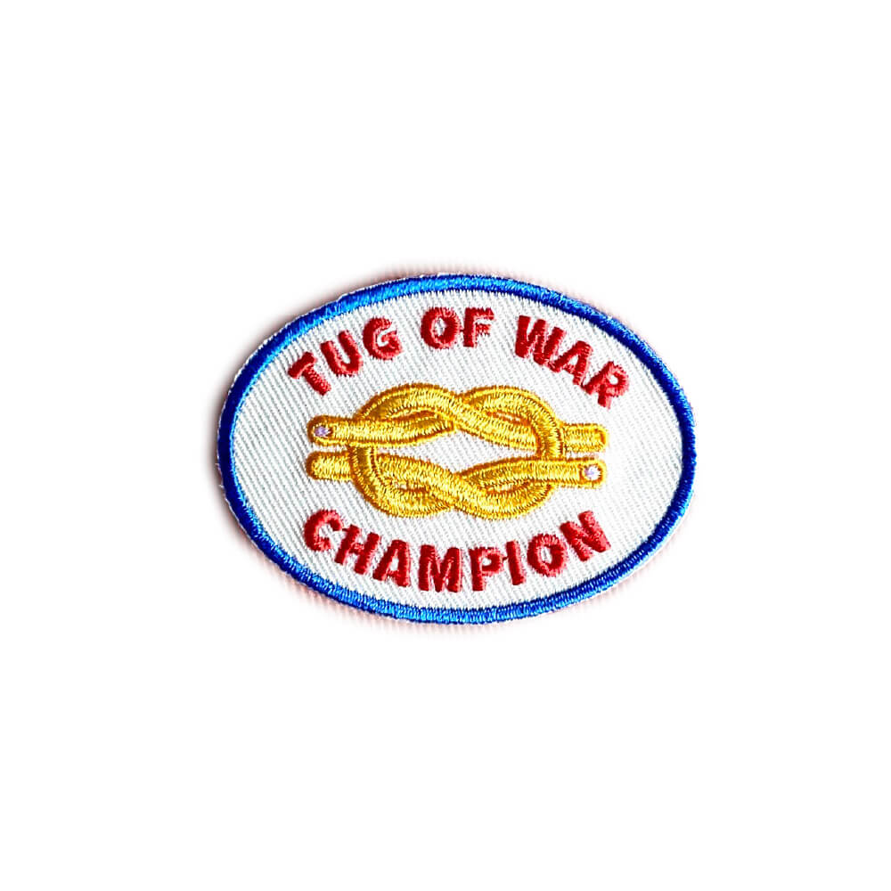Scout's Honour Iron On Patch | Tug of War Champion