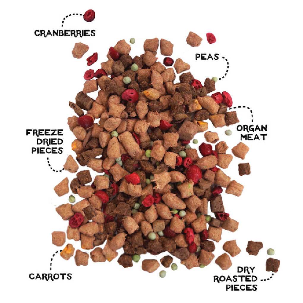 Simple Food Project Freeze-dried Raw Food | Beef & Salmon - Vanillapup Online Pet Store