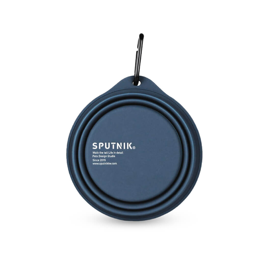 Sputnik Collapsible Travel Bowl | Blue - Vanillapup Online Pet Store