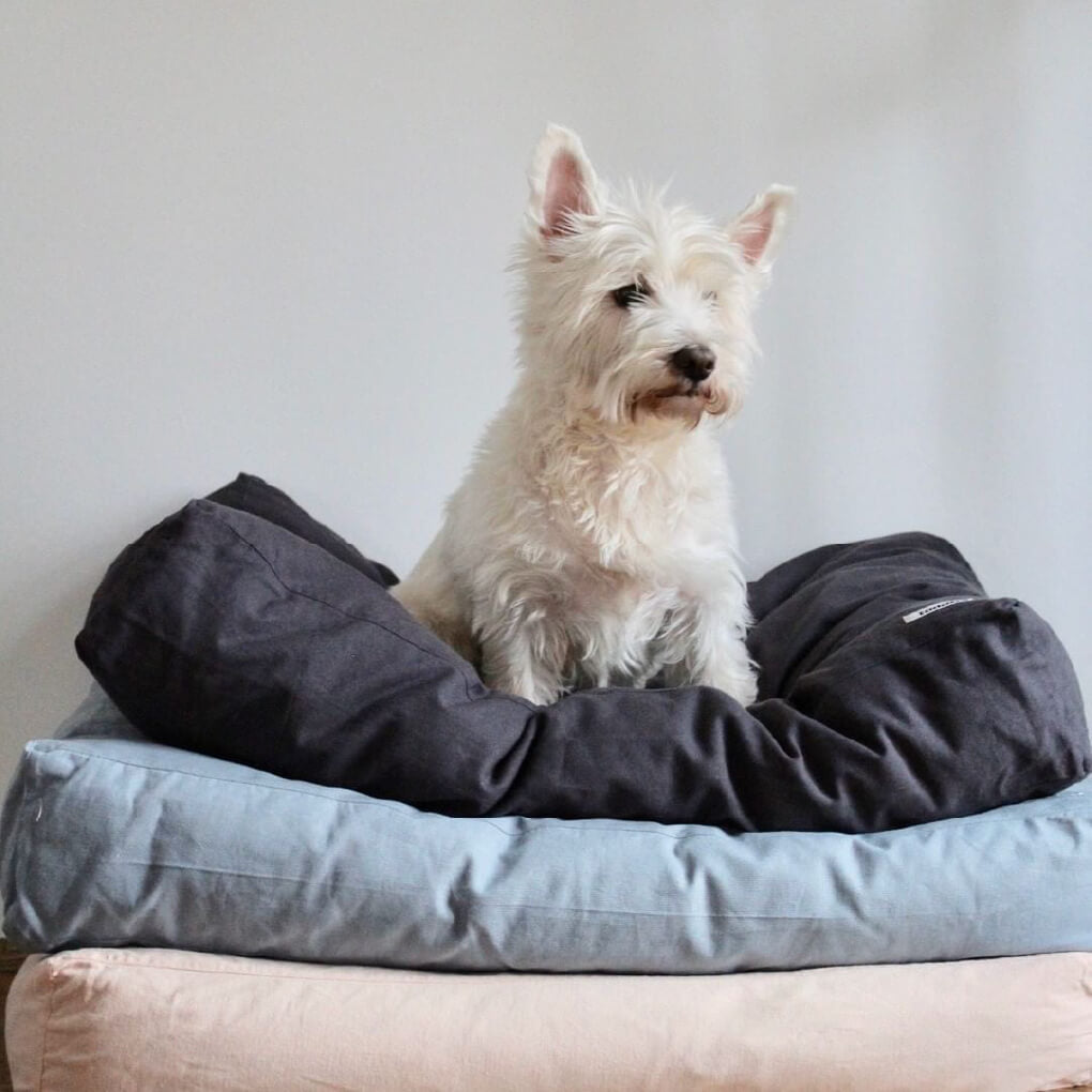 tadazhi Soft Pillow Bed | Warm Grey - Vanillapup Online Pet Store