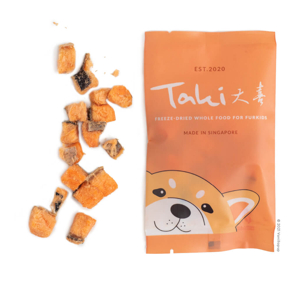 Taki Pets Freeze-dried Treats | King Salmon - Vanillapup Online Pet Store