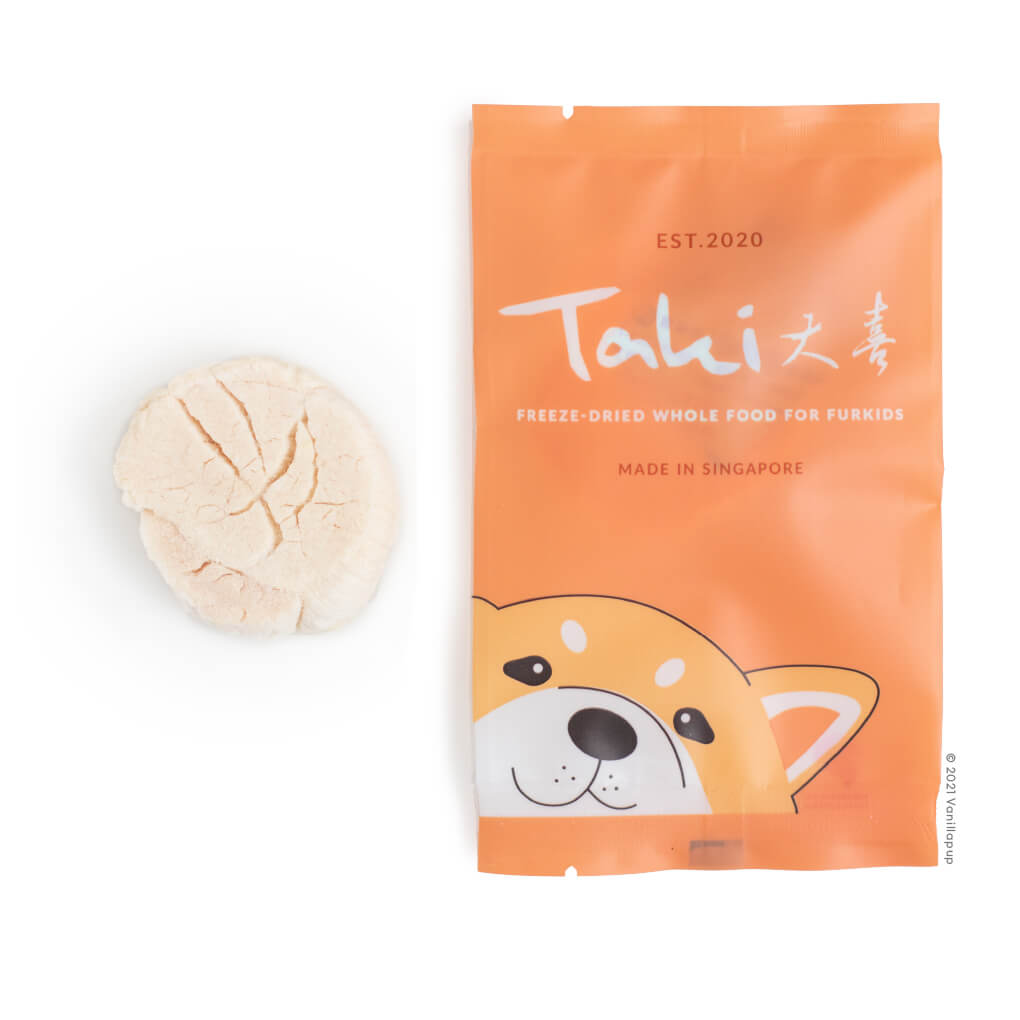 Taki Pets Freeze-dried Treats | Hokkaido Scallop - Vanillapup Online Pet Store