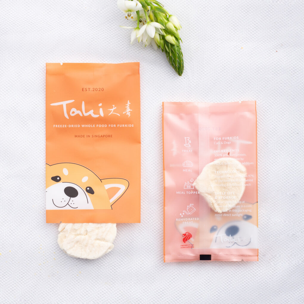 Taki Pets Freeze-dried Treats | Hokkaido Scallop - Vanillapup Online Pet Store