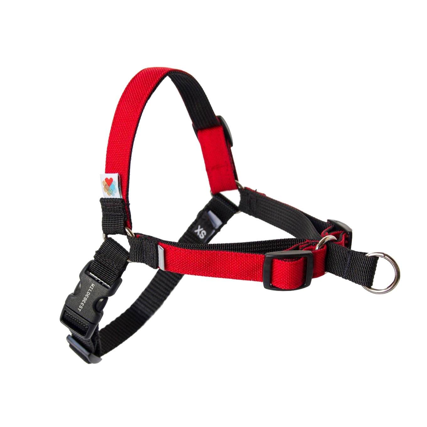 Wildebeest Linden No Pull Harness | Red - Vanillapup Online Pet Store