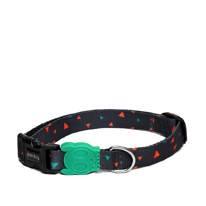 Zee.Dog Collar | Triangles (L) - Vanillapup Online Pet Store