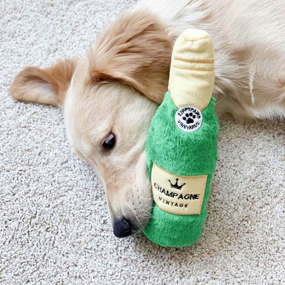 ZippyPaws Happy Hour Crusherz Champagne - Vanillapup Online Pet Store